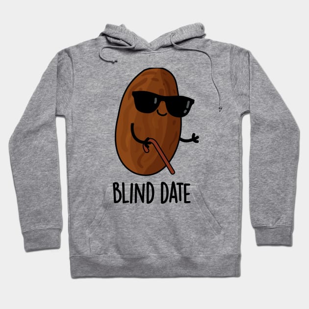 Blind Date Funny Fruit Pun Hoodie by punnybone